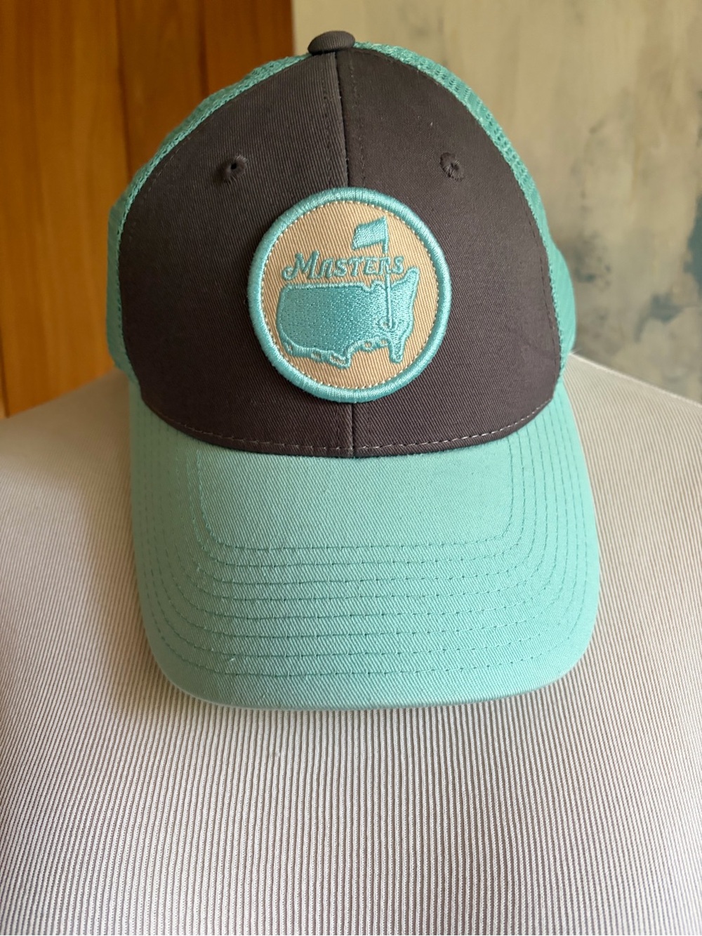 American Needle Mint Green & Gray Masters Golf Tournament Trucker Hat Adjustable